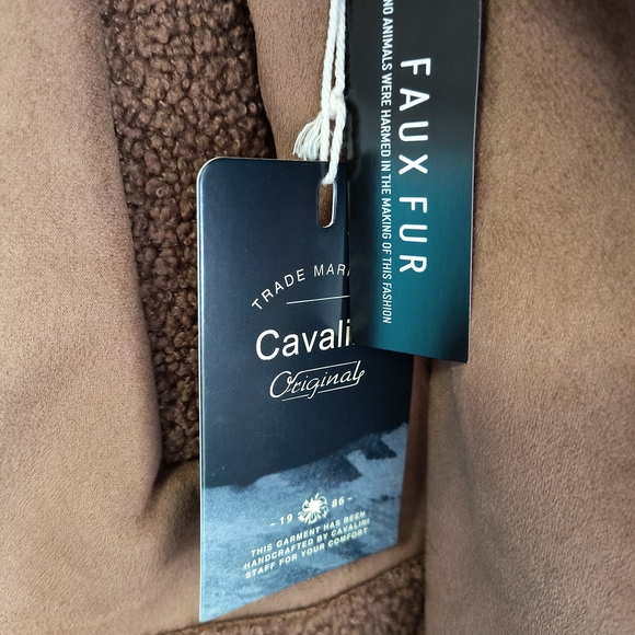 Cavalini Brown Faux Jacket with Cozy Lining - Picture 3 of 5